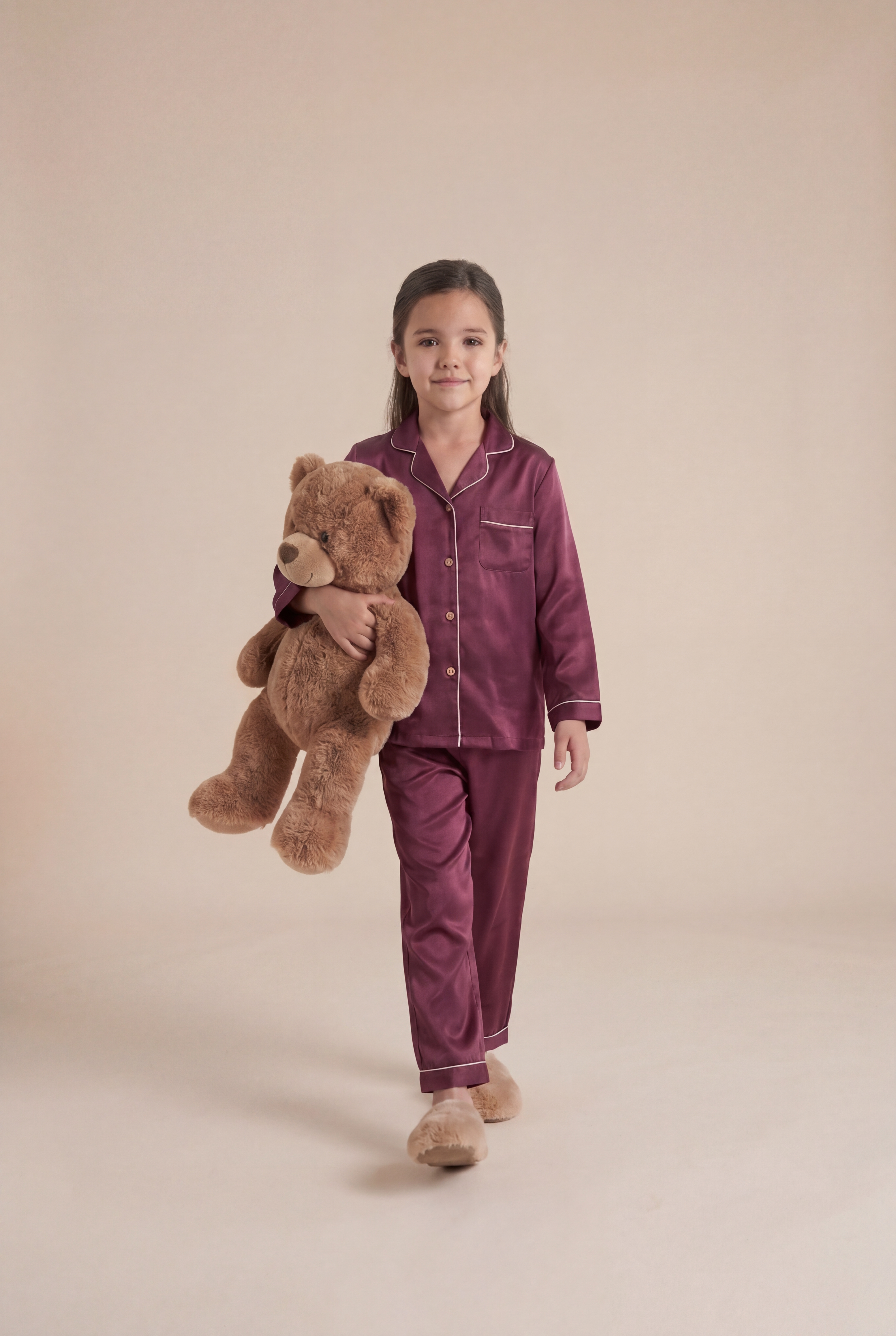 Silk Night Suits for Girls