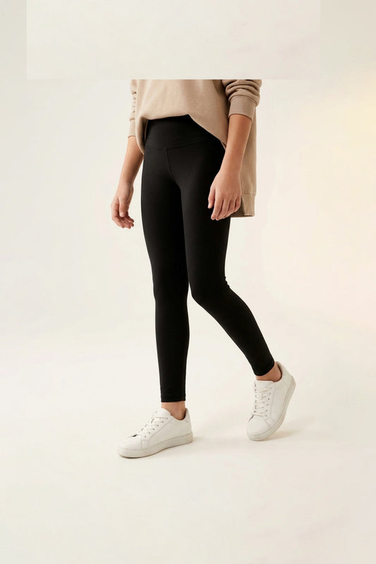 Cotton Tights for Girls | Soft Stretch Kids Leggings