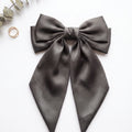 Grey Bow Hair Pins