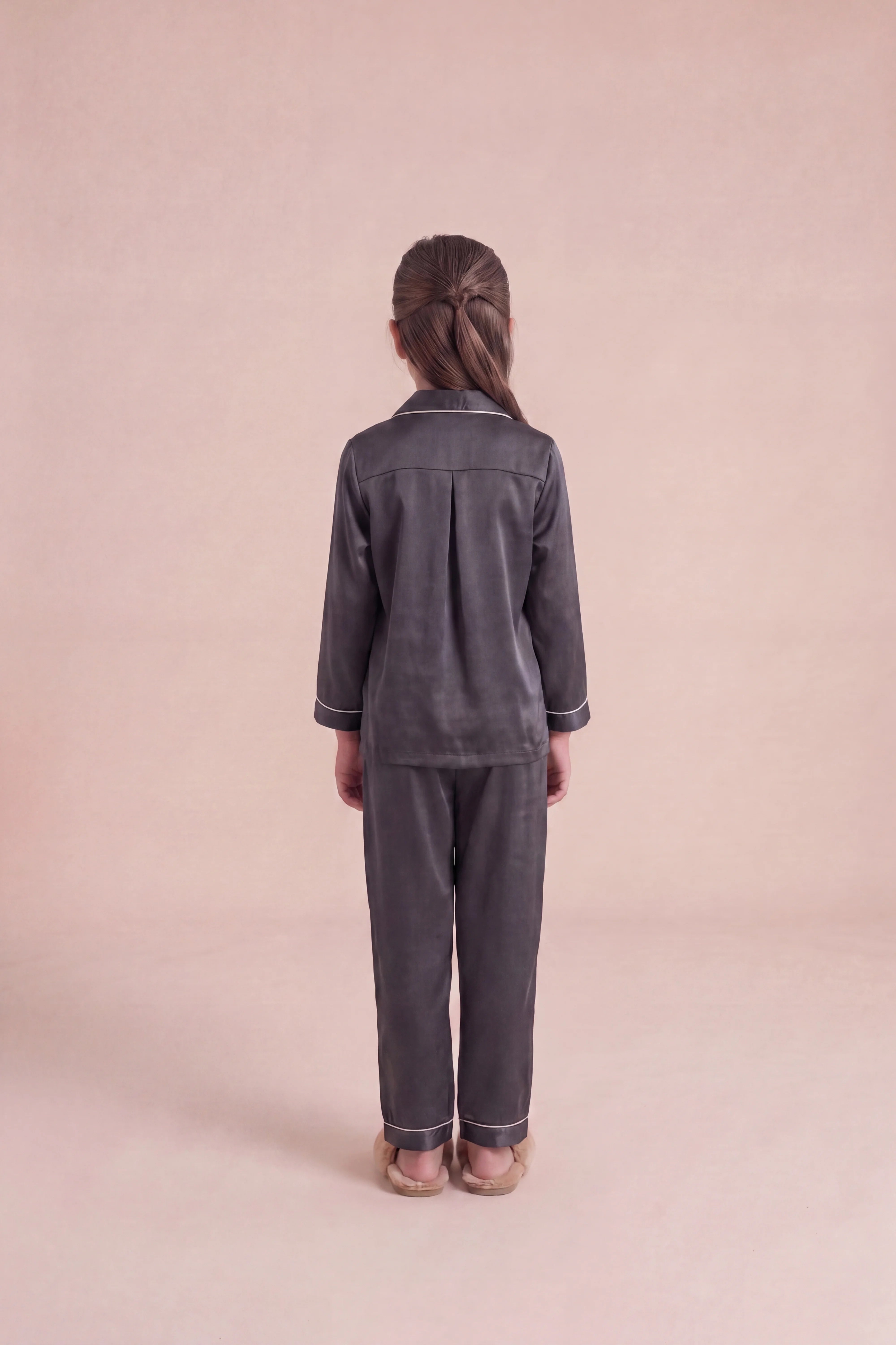 Charcoal Grey Night Wear Set