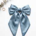 Icy Blue Bow Hair Pins