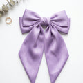 Lavender Bow Hair Pins