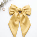Light Yellow Bow Hair Pins